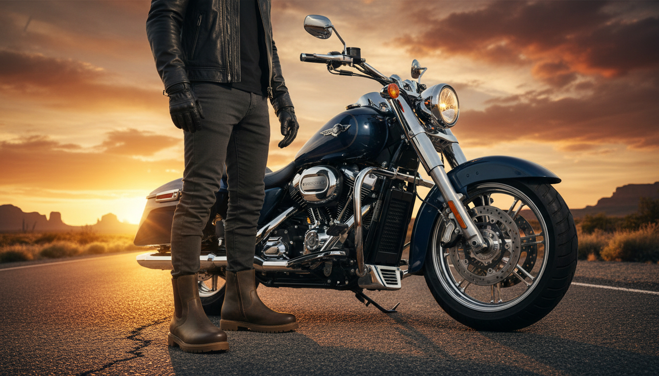 Skórzane buty motocyklowe Pollonus 6-0141-001 brązowy 068f14f3-65f7-4ae1-852a-791d33ccc810