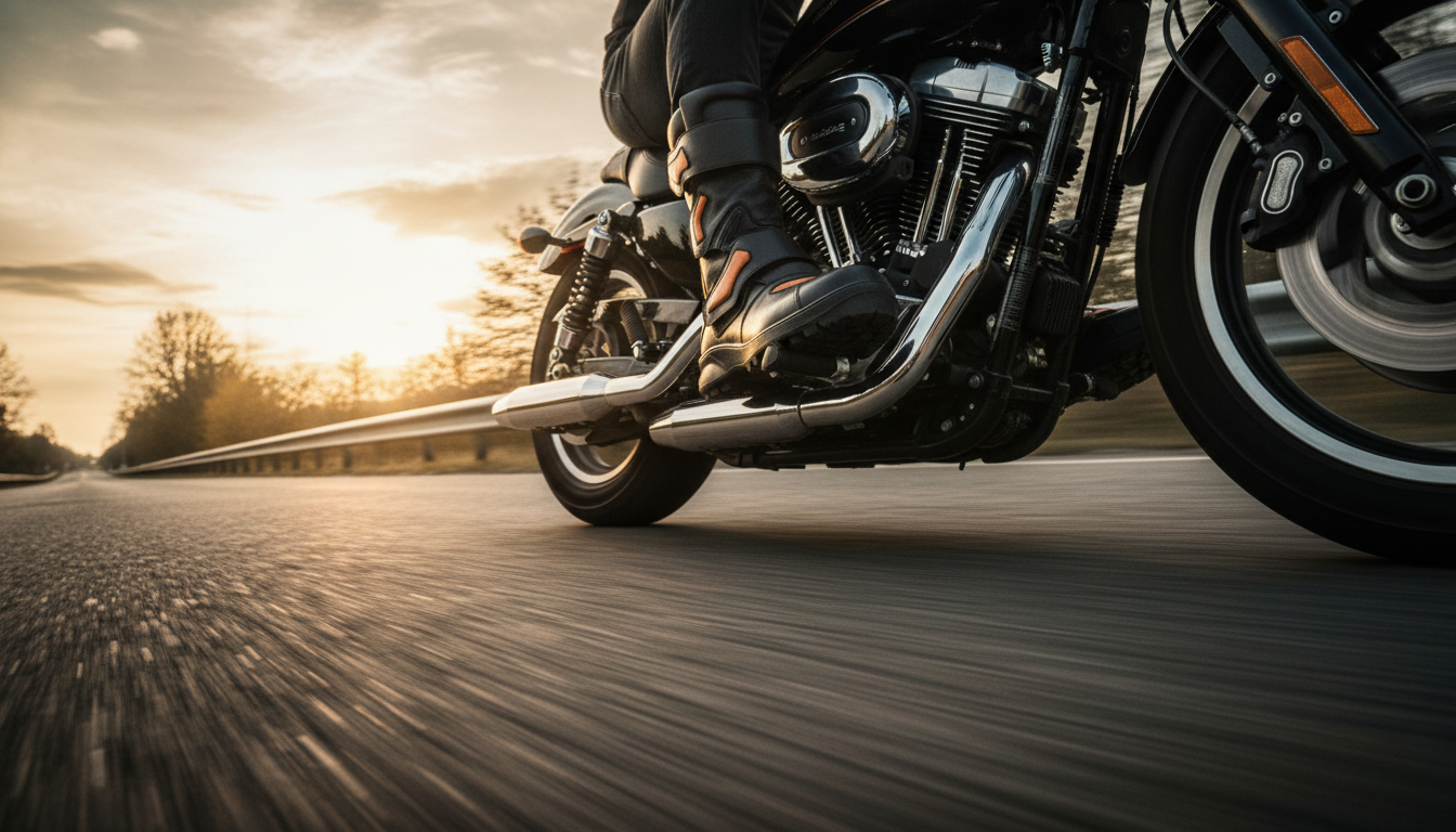 Skórzane buty motocyklowe Pollonus 6-0142-002 czarny+orange d669de4e-419e-4d04-ae03-5ceb40cb5de1