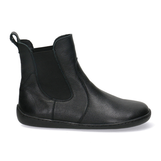 Skórzane trzewiki damskie Barefoot Pollonus 5-1797-001 Czarny Werona