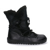 Skórzane botki damskie Barefoot Pollonus 5-1802-001 Czarny Werona
