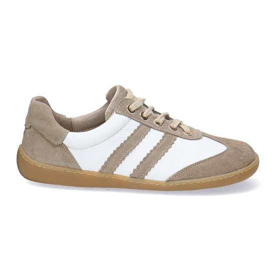 Skórzane półbuty damskie Pollonus Barefoot 5-1774-003 Capucino+Biały