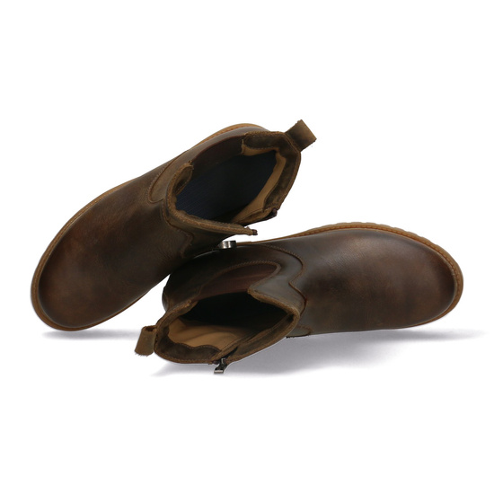 Skórzane buty motocyklowe Pollonus 6-0141-001 brązowy