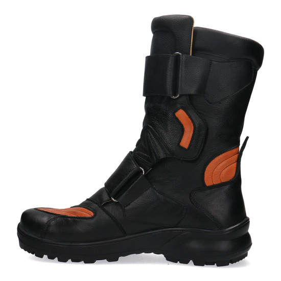 Skórzane buty motocyklowe Pollonus 6-0142-002 czarny+orange