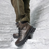 Buty trekkingowe, Skórzane trzewiki myśliwskie Pollonus 6-0126-004 brązowy BIZON