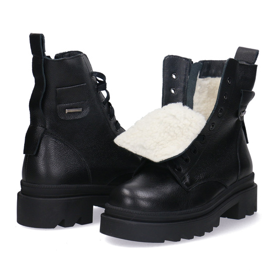 Trzewiki damskie czarne Pollonus 5-1447-009