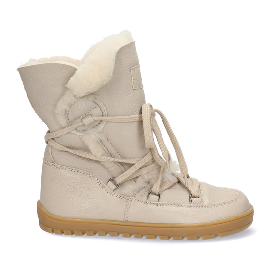 Skórzane botki damskie Barefoot Pollonus 5-1802-002 Wanilia Werona