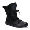 Skórzane botki damskie Barefoot Pollonus 5-1802-001 Czarny Werona