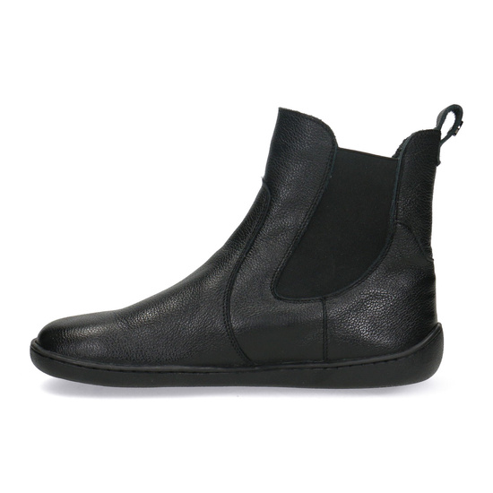 Skórzane trzewiki damskie Barefoot Pollonus 5-1797-001 Czarny Werona