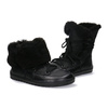 Skórzane botki damskie Barefoot Pollonus 5-1802-001 Czarny Werona