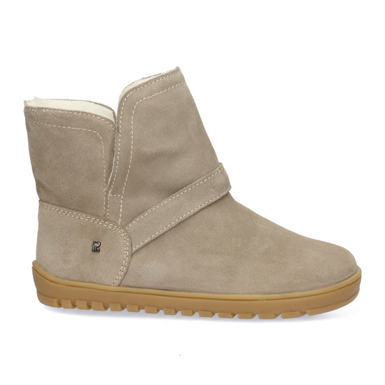 Skórzane botki damskie Barefoot Pollonus 5-1801-002 Capucino