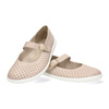 Skórzane pólbuty damskie Barefoot Pollonus 5-1770-005 Beige 
