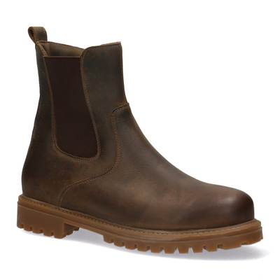 Skórzane buty motocyklowe Pollonus 6-0141-001 brązowy