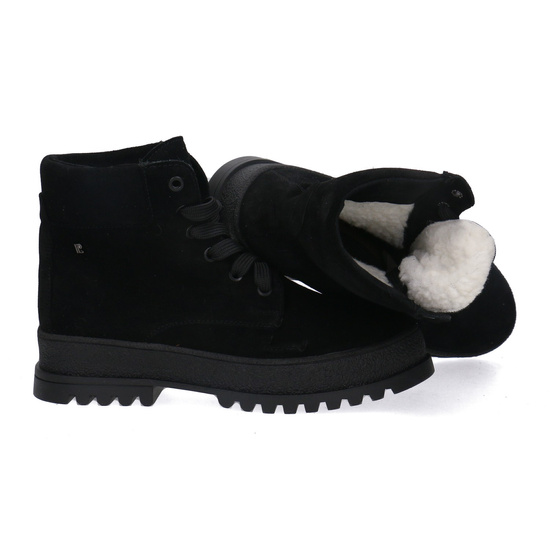 Trzewiki damskie czarne Pollonus 5-1607-001