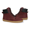 Skórzane trzewiki damskie Barefoot Pollonus 5-1796-002 Bordo