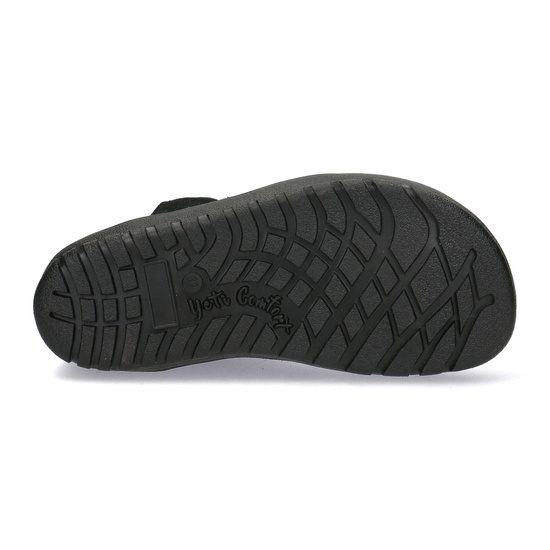 Skórzane botki damskie Barefoot Pollonus 5-1801-001 Czarny Welur
