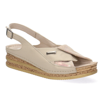 Pollonus 5-1511-008 Sandały Damskie Wanilia Verolna+Rainbow