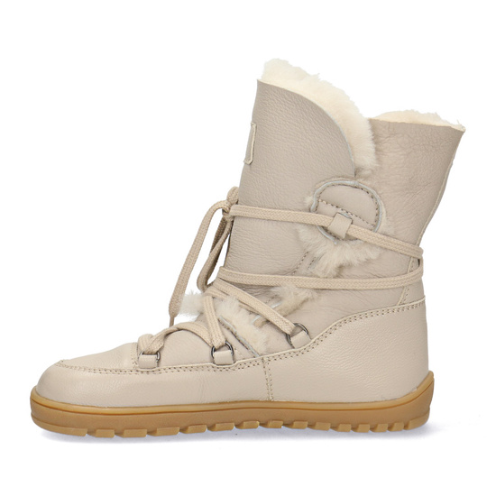 Skórzane botki damskie Barefoot Pollonus 5-1802-002 Wanilia Werona