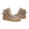 Skórzane botki damskie Barefoot Pollonus 5-1800-002 Capucino