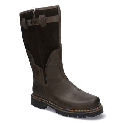 Wytrzymałe kozaki myśliwskie skórzane BARIBAL Pollonus brązowy 6-0104-002 LICO 