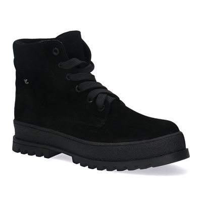 Trzewiki damskie czarne Pollonus 5-1607-001